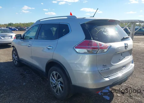 2015 Nissan Rogue Sl из США, поврежденный, VIN 5N1AT2MV1FC826436